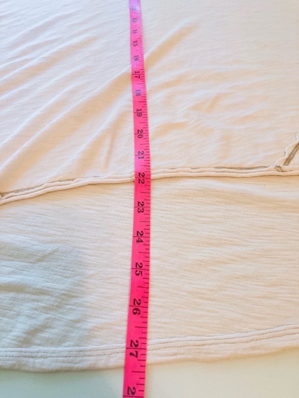 Anthropologie T.LA Blush Short-Sleeve Scoop Neck Dolman TShirt Oversized Medium - Picture 9 of 10